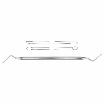 Hemingway Bone Curette Fig. 0 Stainless Steel, 17 cm - 6 3/4"